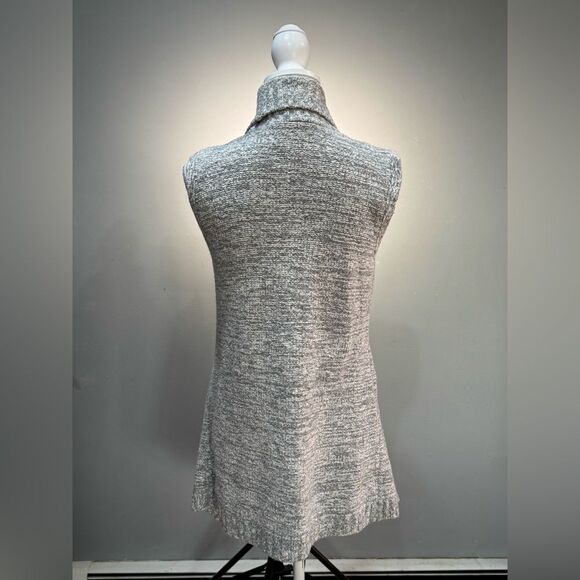 Gray LOFT Long Sleeveless Sweater Size XS/S EUC - Picture 2 of 5
